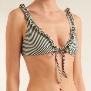 NWT Solid & Striped The Milly Top Bikini Swim Top Medium